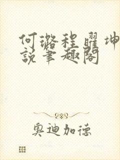何璐程曜坤的小说笔趣阁