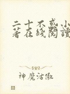 二十不惑小说原著在线阅读