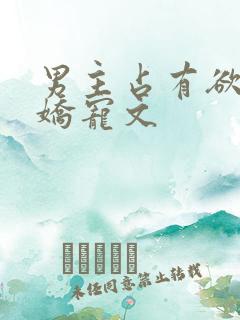 男主占有欲强病娇宠文