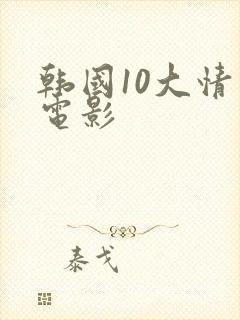 韩国10大情色电影