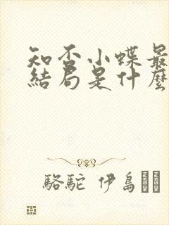 知否小蝶最后的结局是什么
