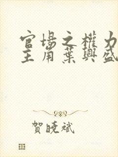 官场之权力巅峰主角叶兴盛