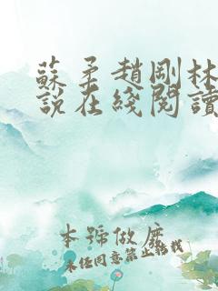 苏柔赵刚林风小说在线阅读