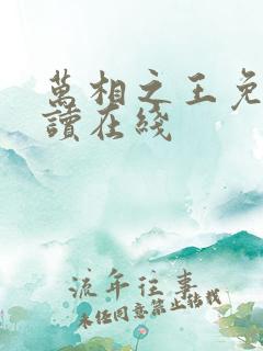 万相之王免费阅读在线