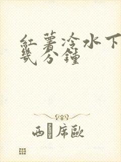 红薯冷水下锅煮几分钟