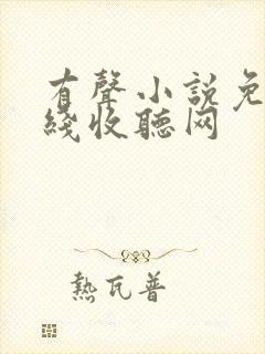 有声小说免费在线收听网