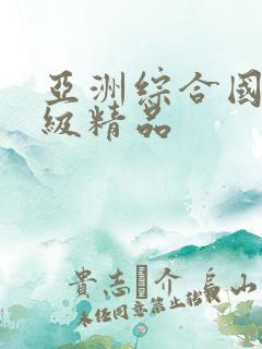 亚洲综合国产一级精品