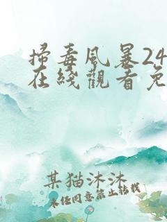 扫毒风暴24集在线观看免费版高清