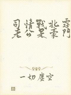 司情战北霆闪婚老公是豪门短剧