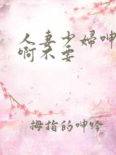 人妻少妇呻吟嗯啊不要
