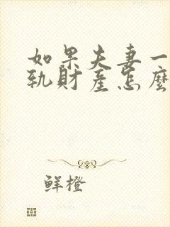 如果夫妻一方出轨财产怎么分割