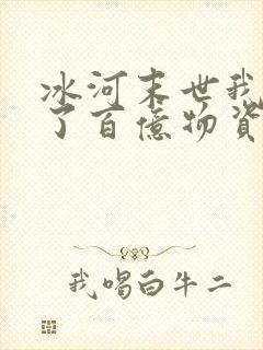 冰河末世我囤积了百亿物资