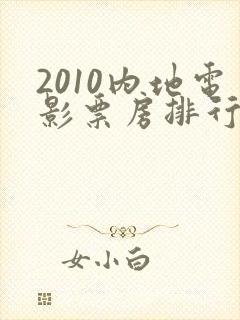 2010内地电影票房排行榜前十名