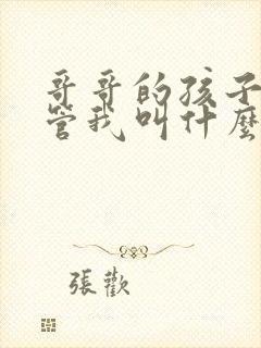 哥哥的孩子应该管我叫什么