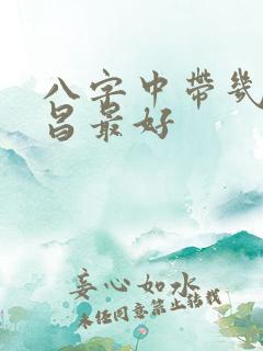八字中带几个文昌最好