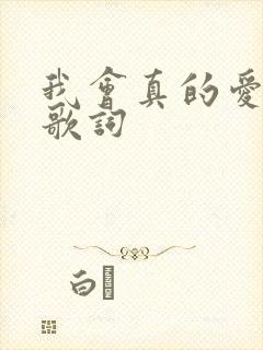 我会真的爱上你歌词