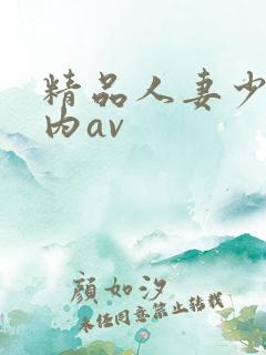 精品人妻少妇国内av
