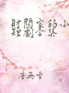 财阀家的小儿子短剧合集
