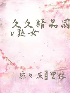 久久精品国产av熟女