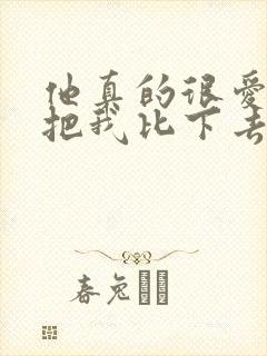 他真的很爱你别把我比下去是什么歌