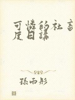 可怜的社畜 东度日讲
