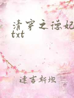 清穿之德妃日常txt