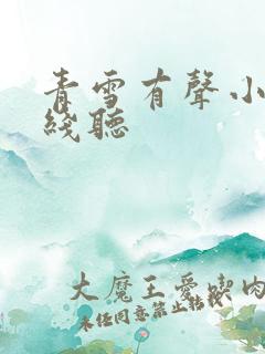 青雪有声小说在线听