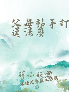 父母动手打孩子违法么