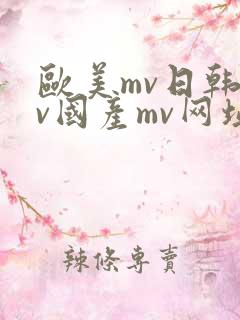 欧美mv日韩mv国产mv网址