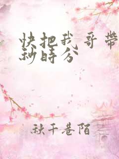 快把我哥带走时秒时分