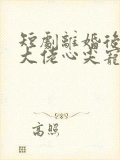 短剧离婚后我成大佬心尖宠