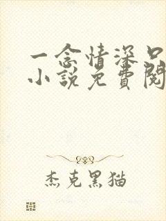 一念情深只为你小说免费阅读
