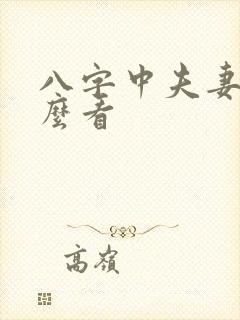 八字中夫妻星怎么看