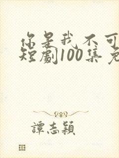 你是我不可言说短剧100集免费播放下