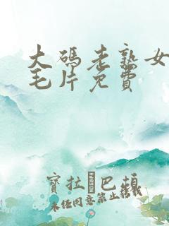 大码老熟女av毛片免费