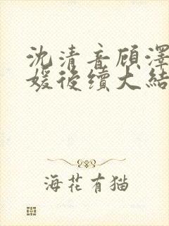 沈清音顾泽程媛媛后续大结局