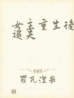女主重生后虐渣追夫
