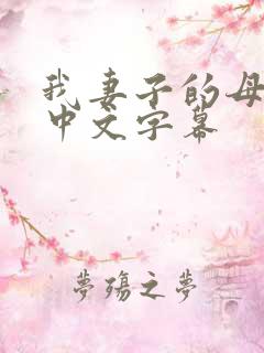 我妻子的母亲2中文字幕