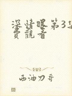深情眼第3集免费观看