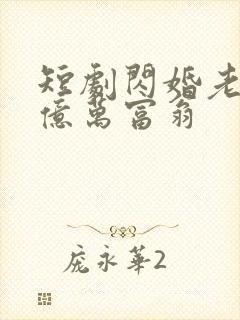 短剧闪婚老公是亿万富翁