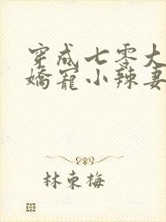 穿成七零大佬的娇宠小辣妻全文免费阅读