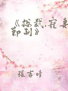 《总裁,宠妻请节制》