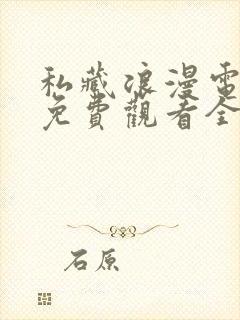 私藏浪漫电视剧免费观看全集在线播放