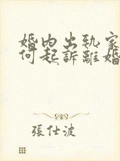 婚内出轨家暴如何起诉离婚