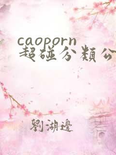 caoporn超碰分类公开