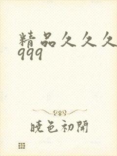 精品久久久国产999