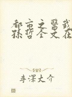 都市之医武风流孙哲全文在线阅读