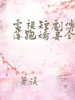电视短剧傅少的落跑娇妻全集