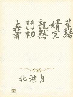 上门龙婿叶辰,萧初然完结版