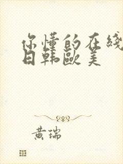 你懂的在线播放日韩欧美